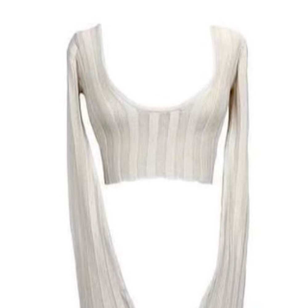 HEAVY MANNERS ‘Creme’ Little Miss Cozy Knit Top